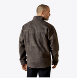 Ariat Men's Patriot Flag Softshell Jacket back view showcasing patriotic design and comfortable fit.