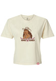 Kimes Ranch Women's Atta Girl Cropped Tee - Natural