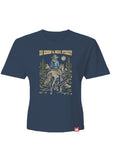 Kimes Ranch Women's Trail Ride Cropped Tee - Blue
