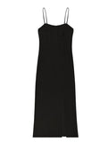 Wrangler Retro Women's Punchy Black Denim Maxi Slip Dress