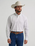 Wrangler® George Strait™ One Pocket Long Sleeve Shirt - White