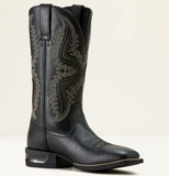 Ariat Captivate Wide Square Toe Cowboy Boot features Shock Shield Max technology for style and comfort.