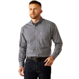 Ariat Wrinkle Free Classic Douglas Dark Blue Mens Shirt 10058950