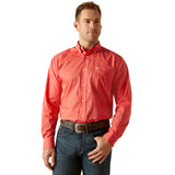 Wrinkle Free Wilkie Cayenne Long Sleeve Shirt