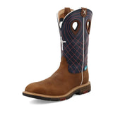 Twisted X Women's 11" Waterproof Alloy Toe Western Work Boot with stylish design and comfort features.