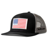 Ariat American Flag Patch Baseball Cap - Black