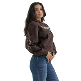 Wrangler Retro Punchy hoodie - Dark Brown