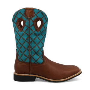 YTH0024 Kids Twisted X boot Turquoise Unisex boot