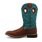 YTH0024 Kids Twisted X boot Turquoise Unisex boot