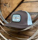 Red Dirt Hat Co. Anderson Bean - Brown / White