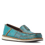 Ariat Women's Cruiser Brushed Turquoise Floral Embossed Shoes