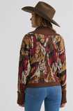 Wrangler Women's Southwestern Pattern Cardigan Sweater