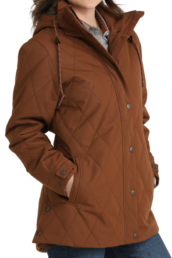 Cinch - Women's 3/4 Length Barn Coat - Brown