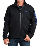 Cinch Men's Bonded Jacket - Black and Blue