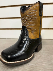 Ariat Lil' Stomper Black/Brown Boot