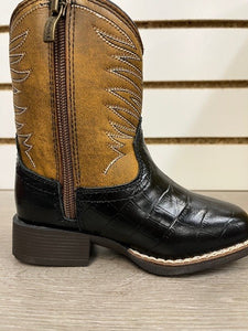 Ariat Lil' Stomper Black/Brown Boot