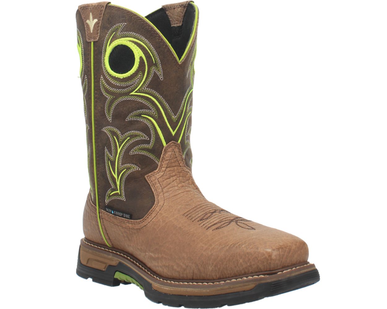 Dan Post - Green Trim Waterproof Work Boot #56413