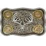 Nocona Western Mens Belt Buckle Shotgun Shell