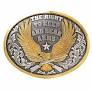 Nocona Western Mens Belt Buckle Eagle "The Right To Bear Arms"