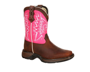 Durango Toddler Let Love Fly Pink Western Boot DWBT093