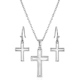 MONTANA SILVERSMITHS - Unwavering Devotion Cross Jewelry Set