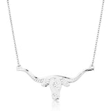 MONTANA SILVERSMITHS -Out West Longhorn Necklace