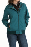 CINCH- Women's Bonded Jacket with Hood - Teal