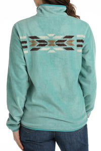 CINCH - Women's Fleece Pullover - Turquoise