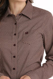 CINCH - Women's Geometric Print Button-Down Western Shirt - Multi