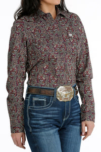 CINCH - Women's Snap Front Western Shirt - Purple