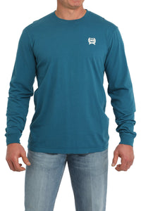 Men's Cinch Saloon Tee- Teal