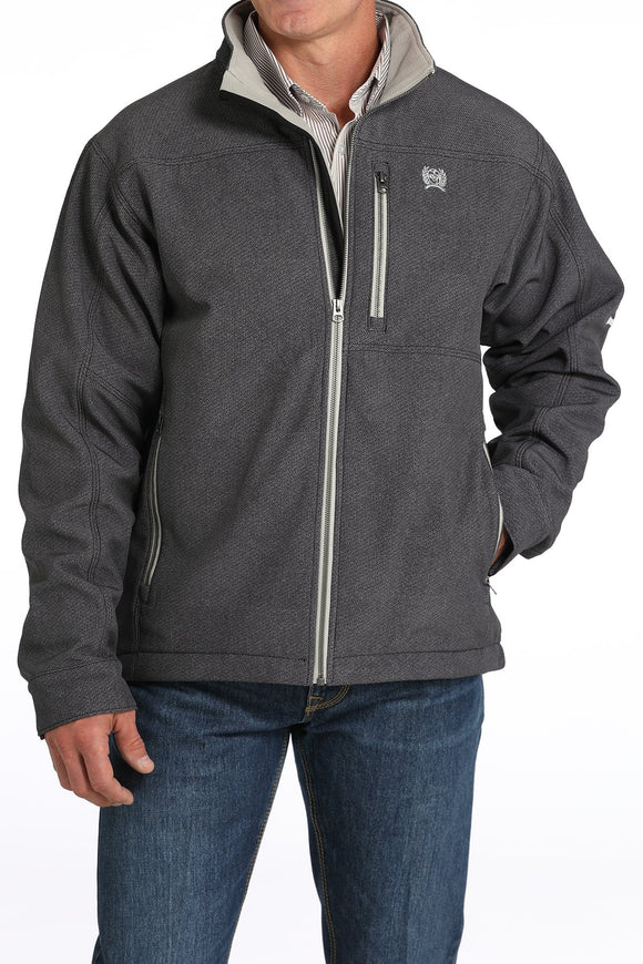 Men's Concealed Carry Bonded Jacket - Gray