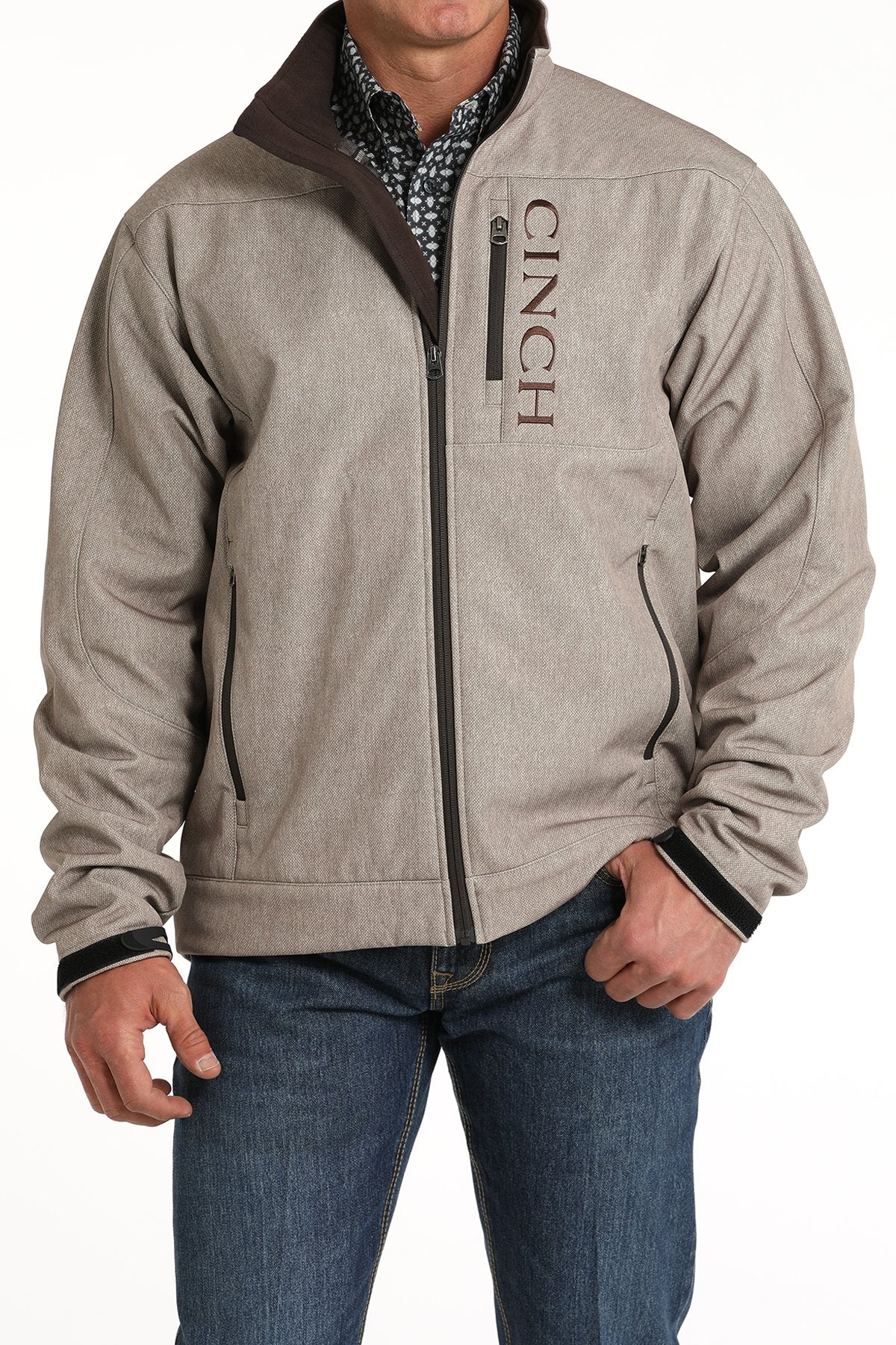 Men's Bonded Jacket - Tan