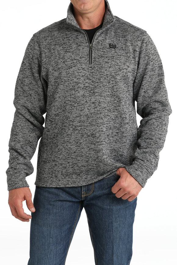 Men's Match Boy's 1/4 Zip Pullover - Gray