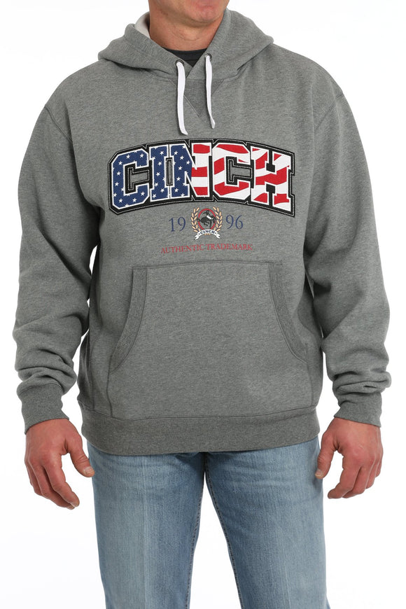 Cinch Men's Vintage Cinch 1996 Hoodie - Gray