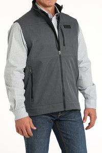 Men's Match Boys Softshell Vest - Navy