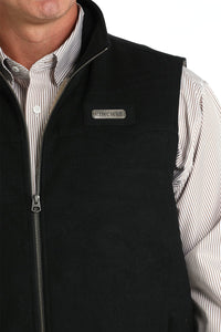 Men's Concealed Carry Western Vest - Black