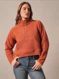 Kimes Ranch Women's Rita Quilted Quarter-Zip Western Pullover