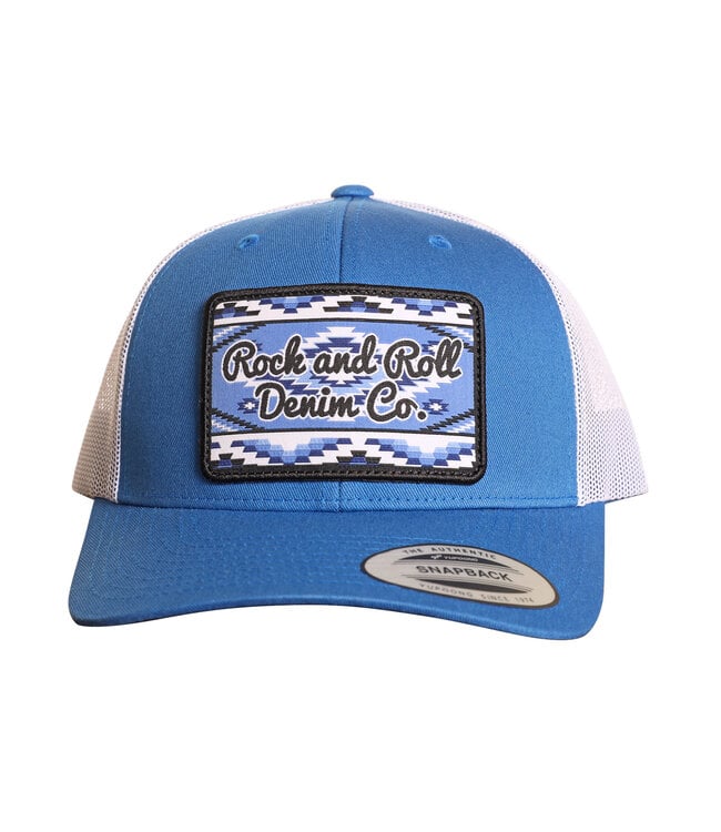 Rock and Roll Blue Trucker Cap