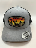 Red Dirt Hat Co. Deer Patch Gray Black Mesh Hat