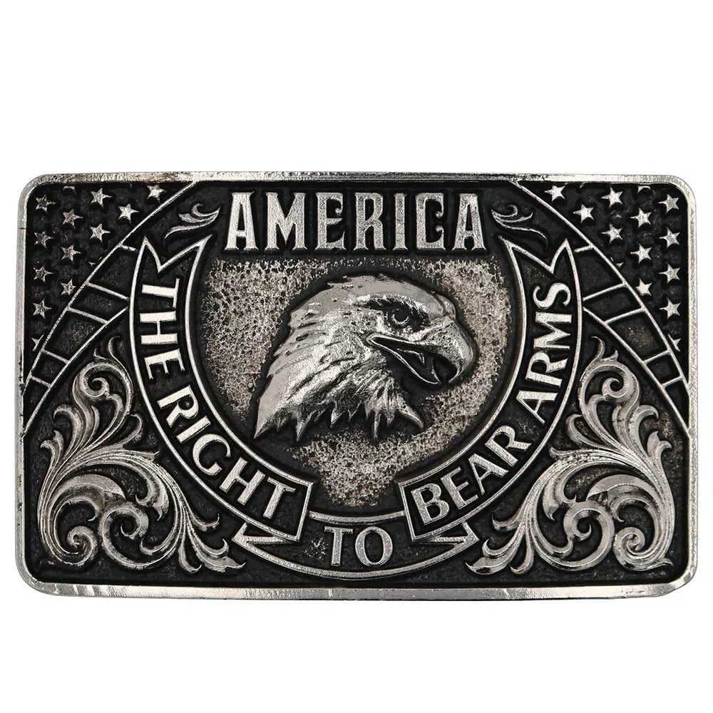 Eagle Right To Bear Arms Buckle