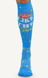 Lucky Chuck Shine Like a Star/Turquoise Socks
