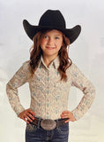 Novelty Steer Print Snap Shirt